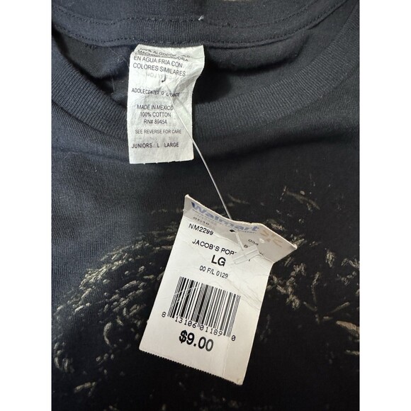 NWT Vintage Twilight New Moon Jacob Black Graphic Tee Wolf Back Juniors L - Picture 7 of 8